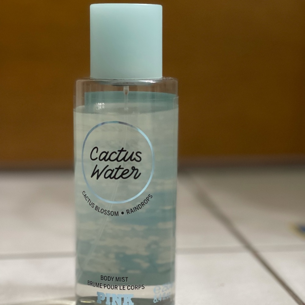 Victoria’s Secret pink cactus water
